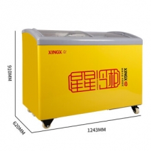 星星（XINGX） SD/SC-326SY 圆弧冷藏冷冻展示柜单温冰柜