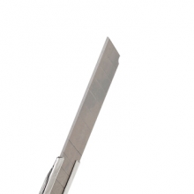 宝克（BAOKE）UK1400 金属美工刀 自锁功能安全美工刀/裁纸刀 办公用品 银色