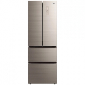 美的（Midea）BCD-325WTGPM 325升冰箱多门一级变频冰箱 对开门风冷无霜家用电冰箱智能铂金净味静音节能大容量