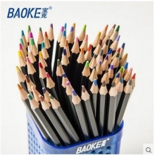 宝克PO1672彩色铅笔 72色油性彩铅铁盒装 涂色填色彩笔美术彩铅 （计价单位：套）