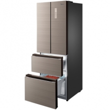 美的（Midea）BCD-325WTGPM 325升冰箱多门一级变频冰箱 对开门风冷无霜家用电冰箱智能铂金净味静音节能大容量