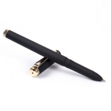 宝克 黑色大容量中性笔水笔磨砂笔杆 PC2938/0.7mm/黑色笔12支