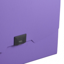 齐心 A3113 ARMOR 手提式风琴包 A4 13袋 紫色