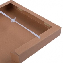 广博  A8018  40mm牛皮纸档案盒(经济型)