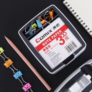 齐心 B2219 便签盒(91*87mm便签纸) 白色