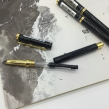 晨光 AFP43105 文具钢笔皇冠钢笔黑色笔杆大气学生用小包尖钢笔 皇冠钢笔