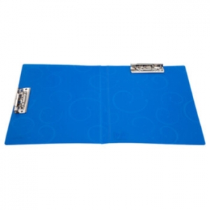 齐心 A6108 E纹melody文件夹 A3/A4通用 双强力夹 透明色