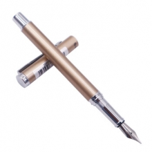 晨光(M&G) AFP43104 金属钢笔学生成人用练字书法墨水笔办公签字笔 金色
