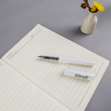 晨光(M&G) AFPM1202 文具EF明尖白色钢笔 商务办公签字笔 优品系列 单支装