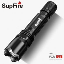 神火（supfire）C2 强光手电筒远射款 隐藏式USB充电户外灯