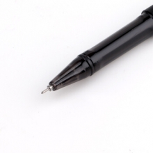 宝克（BAOKE）W19 速干中性笔 碳黑学生水笔 0.4mm 黑色速干针管笔 （计价单位：支）