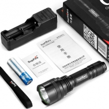 神火（supfire）C8T6 强光手电筒 远射LED充电式防身灯 配18650电池