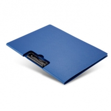 齐心 A722 美石双折式板夹 A4 钛蓝色