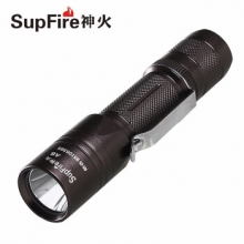 正品SupFire神火 A6 -T6强光手电筒可充电式LED迷你家用户外灯超亮战术防身远射 A6标配