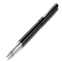 齐心 FP003 悦写学生金属钢笔（1笔+1墨囊） EF暗尖 黑色 （计价单位：套）
