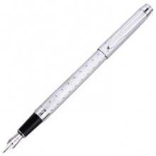 宝克（BAOKE）PM128 品质钢笔/墨水笔 纯金属商务签字笔 中字
