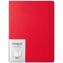 齐心 C8041 Compera 皮面笔记本 B5 114张 红色