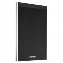 齐心 C8216 Compera商务拍纸本（空白）A5 80张 黑色
