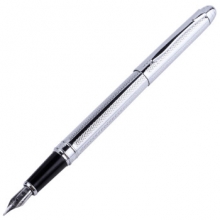 宝克 PM140 银色金属钢笔 笔杆签字笔水笔