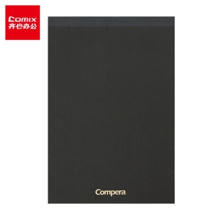 齐心 C8214 Compera商务拍纸本（空白）A4 80张 黑色