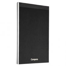 齐心 C8226 Compera 商务拍纸本（横格）A5 80张 黑色