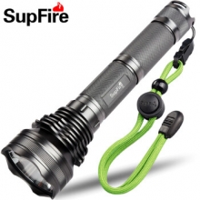supfire神火L3强光手电筒26650可USB充电高亮远射500米户外防身LED灯 L3三节三电套餐
