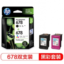 惠普（HP）L0S24AA 678黑色+678彩色套装 （适用HP Deskjet1018,2515,1518,4648,3515,2548,2648,3548,4518）