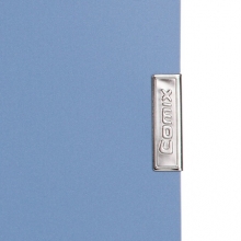 齐心(Comix) A1248 A4 35mm粘扣档案盒 蓝色