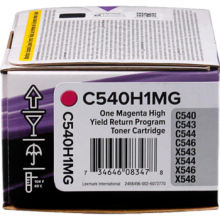 利盟 C540H1MG 高容碳粉盒 红色 适用X/C543/544/546/548/540/dn