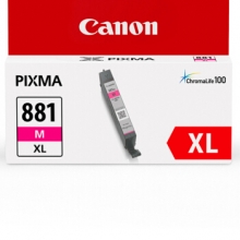 佳能（Canon）CLI-881XL M 红色喷墨盒 （适用于TS9180、TS8180、TS6180、TR8580）