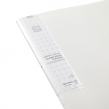 齐心 KF10AK 抗菌便携式可卷资料册 A4 10袋 银白色