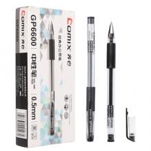齐心 GP6600 经典办公用笔 0.5mm 黑色 （计价单位：支）