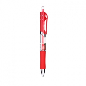 齐心 K3511 舒写按动中性笔 0.5mm匹配笔芯 R929 红色 （计价单位：支）