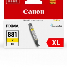 佳能（Canon）CLI-881XL Y 黄色喷墨盒 （适用于TS9180、TS8180、TS6180、TR8580）