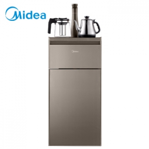 美的（Midea）YR1625S-X 饮水机 立式 茶吧机恒温下置式高端自主控温饮水器 棕色
