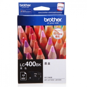 兄弟（brother） LC400BK 墨盒（黑色） MFC-J430W/J825DW/J625DW/J6710DW/6910DW