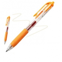 白雪(snowhite)橙色12支/盒G-101 彩色按动中性笔速干笔签字笔子弹头学生笔 （计价单位：支）