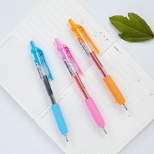 白雪(snowhite)粉色12支/盒G-101 彩色按动中性笔速干笔签字笔子弹头学生笔 （计价单位：支）