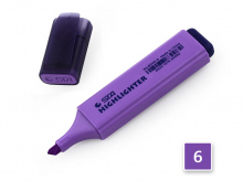 斯塔 8340—6经典荧光笔 （紫色）10支/盒 （计价单位：支）