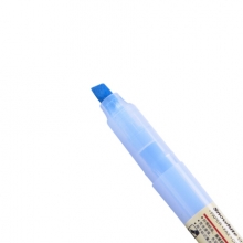 白雪(snowhite)荧光笔 蓝色12支/盒 学生用淡色护眼彩色记号笔重点标记笔小清新多色彩笔PB61 （计价单位：支）