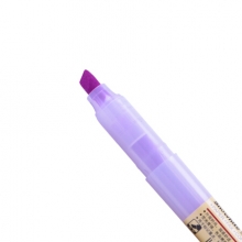 白雪(snowhite)荧光笔 莓色12支/盒 学生用淡色护眼彩色记号笔重点标记笔小清新多色彩笔PB61 （计价单位：支）