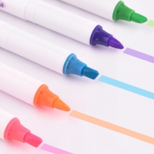白雪荧光笔6色学生用荧光笔彩色记号笔标记笔多色彩笔PVP616 （计价单位：套）