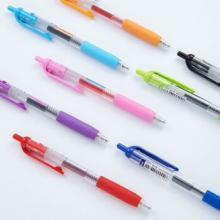 白雪(snowhite)粉色12支/盒G-101 彩色按动中性笔速干笔签字笔子弹头学生笔 （计价单位：支）