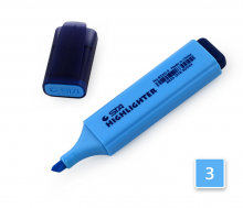 斯塔 8340—3经典荧光笔 （蓝色）10支/盒 （计价单位：支）