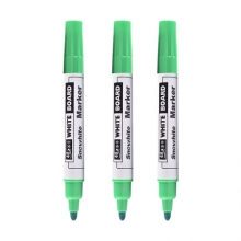 白雪(snowhite)单头绿色白板笔可擦易擦办公记号笔会议笔 10支/盒WB-558 （计价单位：支）