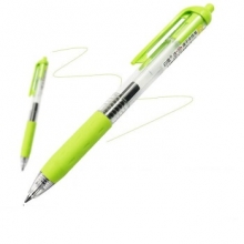 白雪(snowhite)绿色12支/盒G-101 彩色按动中性笔速干笔签字笔子弹头学生笔 （计价单位：支）