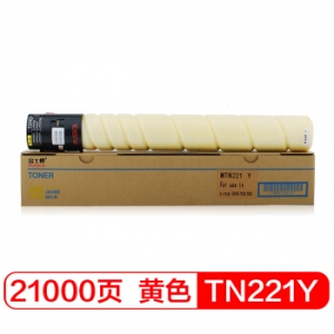 富士樱 TN221Y 黄色墨粉盒 适用柯尼卡美能达C227 C287 C369 C7528