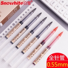 白雪 T17 加粗直液式走珠笔 中性笔 0.55MM 黑色 （计价单位：支）