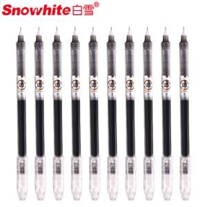 白雪(snowhite) U3 直液式走珠笔中性笔 黑色0.5MM （计价单位：支）