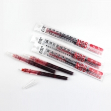 白雪(snowhite)N05 直液式走珠笔替芯大容量笔芯x系列通用墨囊 红色20支/盒